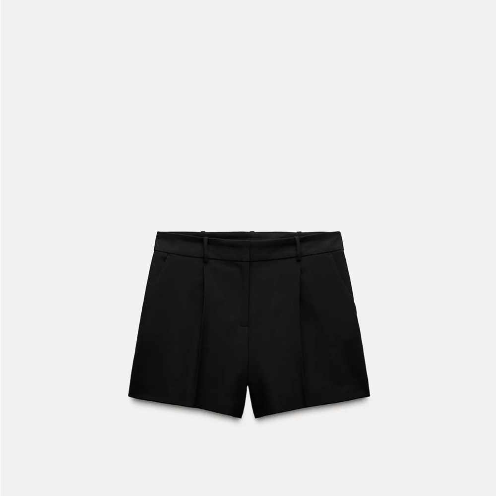 Zara Classic Black Women's Trouser Shorts